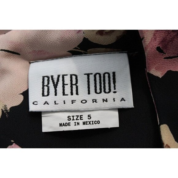 NWT Vintage Y2K Byer Too! Maxi Dress Size 5 Dainty Feminine Floral Grunge 90s - Picture 14 of 15